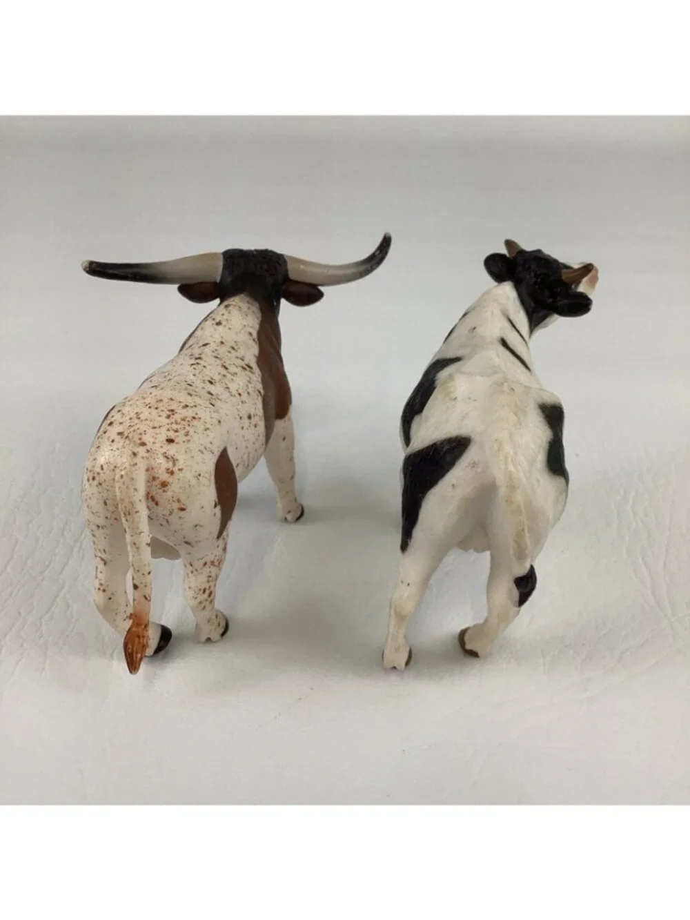 Terra By Battat Holstein Cow Longhorn Steer Lifelike Animal Toy Farm Figure Lot